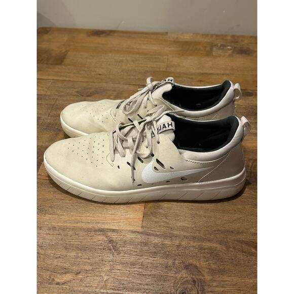 Nike SB Nyjah Free Shoes - Size 8.5 Beach Rare Cream Sand AA4272-200